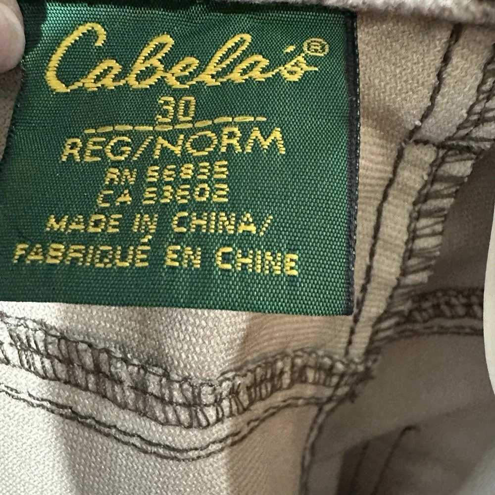 Cabelas Real Tree Men's REG Camo Hunting Cargo Outdoor Pants Size‎ 30